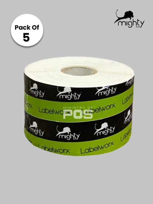 Labelworx LW50251A Barcode Label Rolls (Pack of 5)